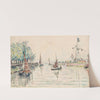 Honfleur by Paul Signac