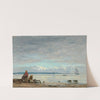 Honfleur. Pêcheurs sur la grève (circa 1858-1862) by Eugène Boudin