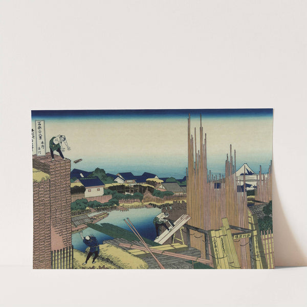 Honjo tatekawa by Katsushika Hokusai