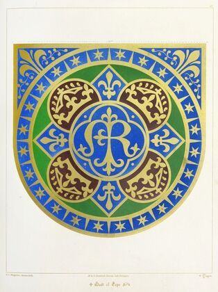Hood of Cope; Our Blessed Lady’s Name, with Crowns, Stars, and Fleur-de-lis