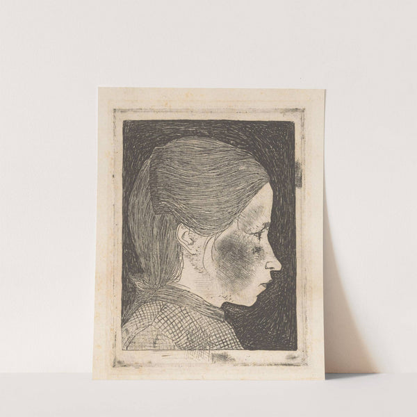 Hoofd van een meisje (1914) by Jan Mankes