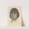 Hoofd van een vrouw met halflang haar (1926) by Simon Moulijn