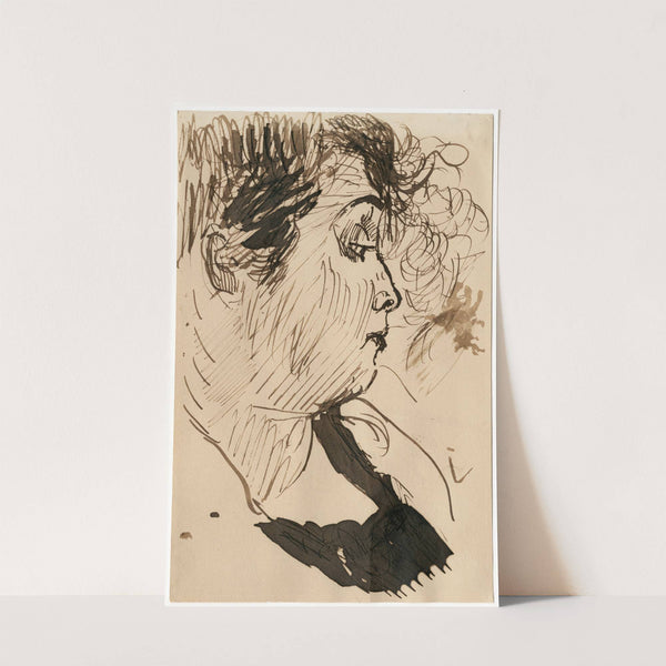 Hoofd van mevr. Osieck by Isaac Israëls