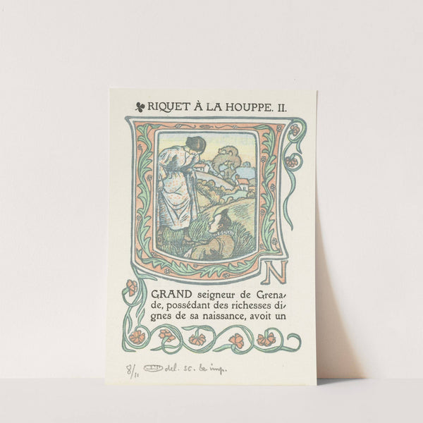 Hoofdletter U (1907) by Lucien Pissarro