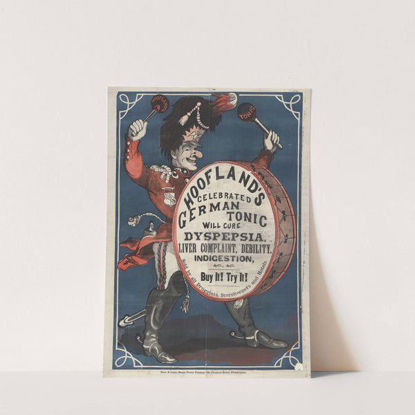 Hoofland’s celebrated German tonic water will cure dyspepsia, liver complaint, debility, indigestion, &c., &c. by Stein & Jones