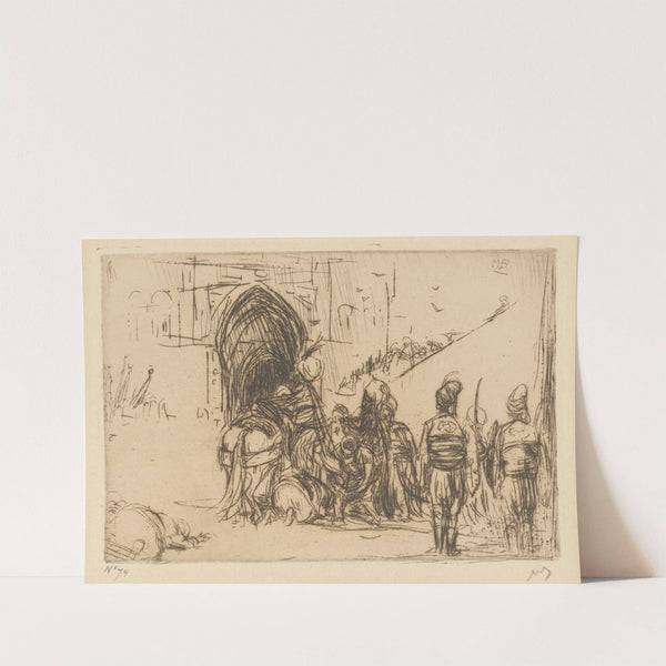 Hoog bezoek (1889) by Marius Bauer