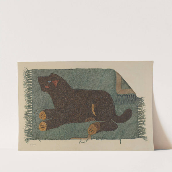 Hooked Rug by H. Langden Brown