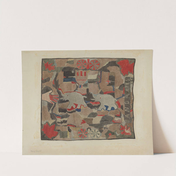 Hooked Rug by Henry Granet