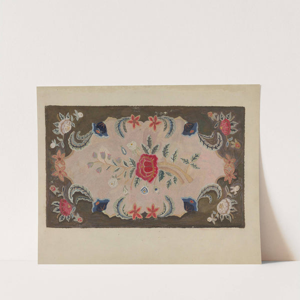 Hooked Rug (c. 1936) by Lillian M. Mosseller