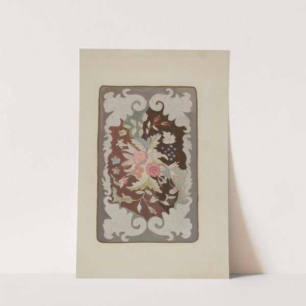 Hooked Rug (c. 1936) by Lillian M. Mosseller