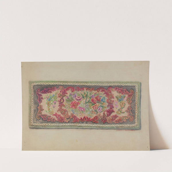 Hooked Rug by Lillian M. Mosseller