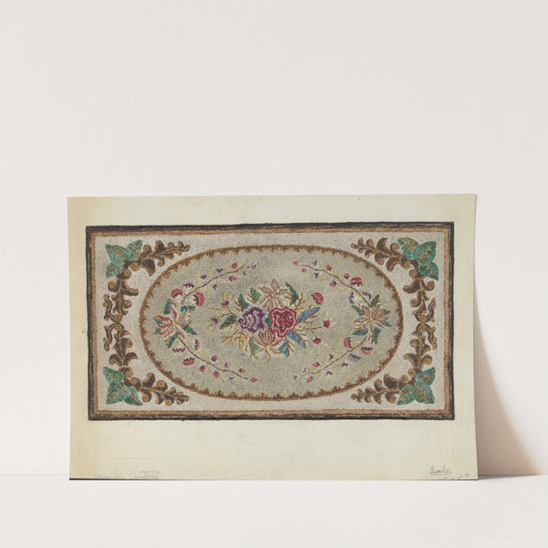 Hooked Rug (c. 1936) by Marian Curtis Foster