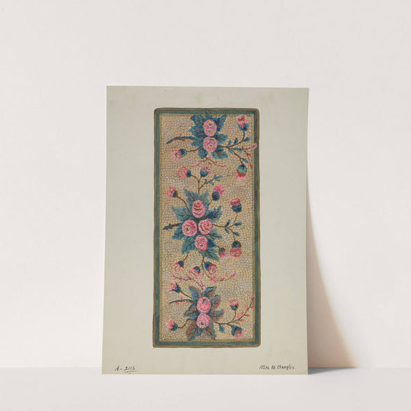 Hooked Rug (c. 1936) by Ruth M. Barnes