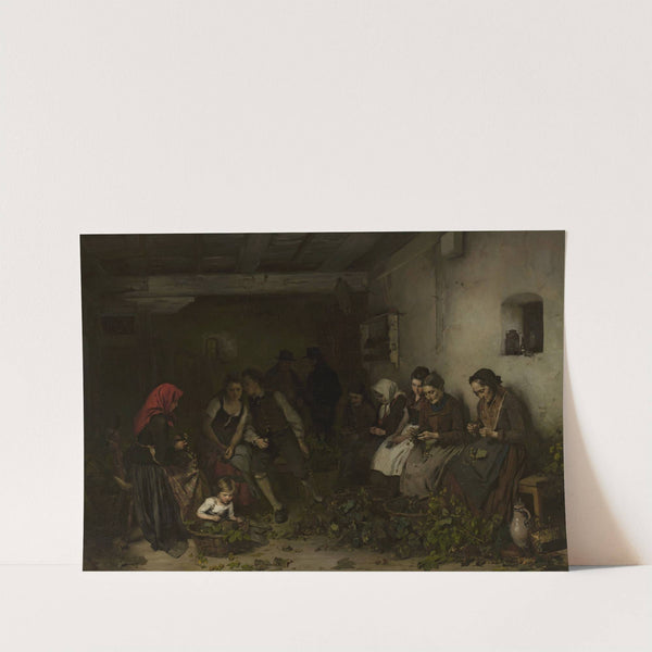 Hop husking by Rudolf Hirth du Frênes