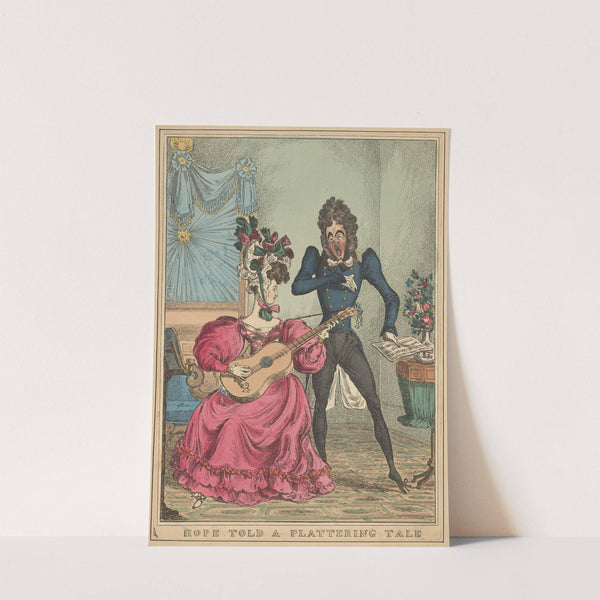 Hope told a flattering tale. (1825-1830) by William Heath