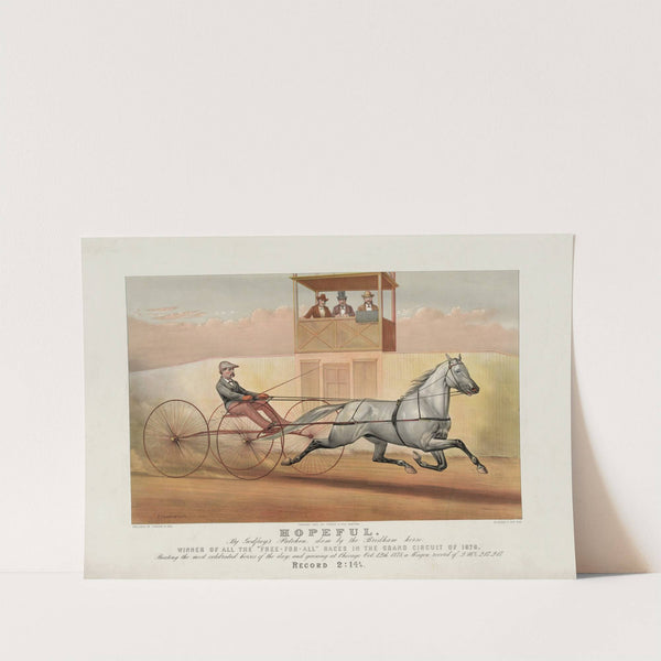 Hopeful; by Godfrey’s Patchen, dam by the Bridham horse (1879) by John Cameron