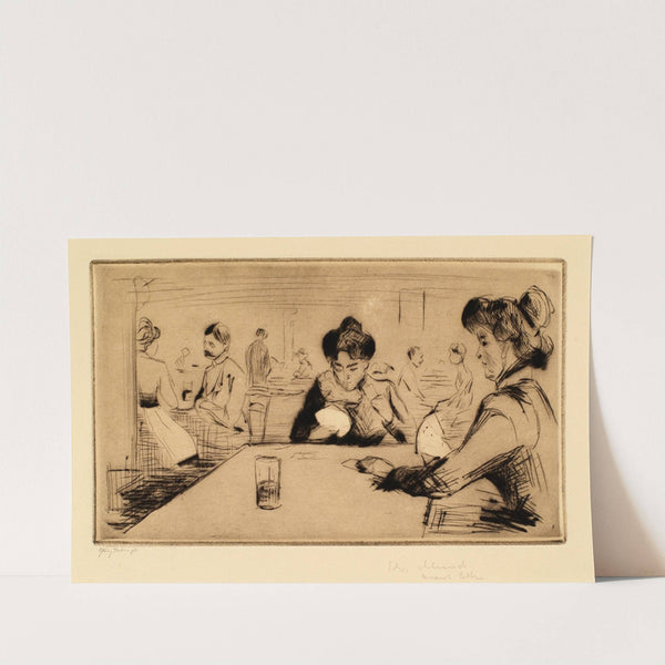 Hopfenblüte Female Card Player (1986) by Edvard Munch