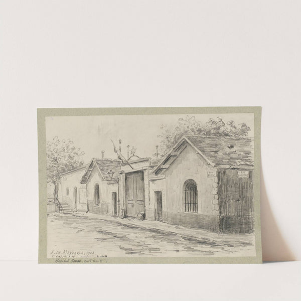 Hôpital Broca, rue Broca (1902) by Eugène de Ménorval