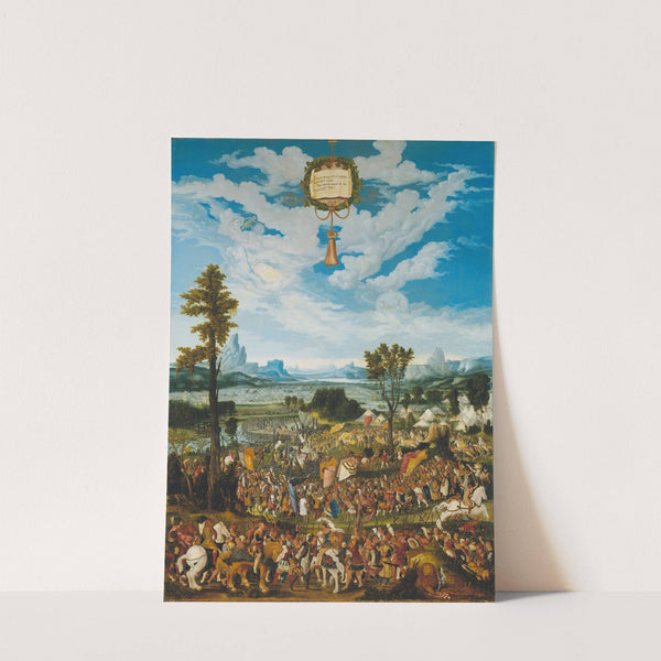 Horatius Cocles Stopping King Porsenna's Army outside Rome by Ludwig Refinger