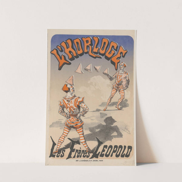 Horloge. Les Frères Léopold (1877) by Jules Chéret