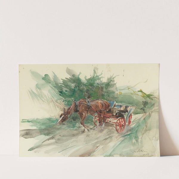 Horse And Carriage by Giovanni Boldini