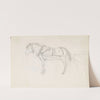 Horse and cart (Between 1844 and 1854) by Adolph Tidemand
