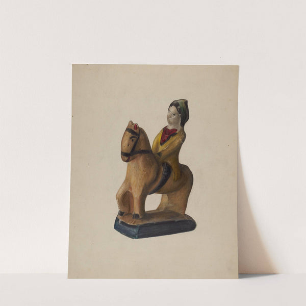 Horse and Rider by Mina Lowry