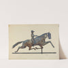 Horse and Rider Weather Vane by George File