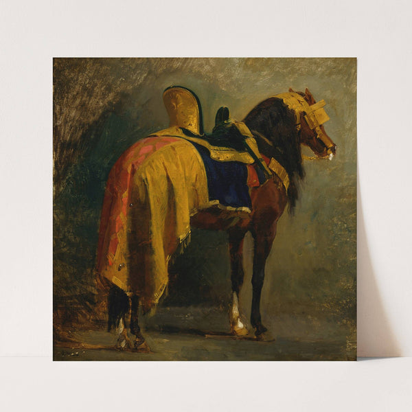 Horse caparisoned (circa 1860) by Isidore Pils