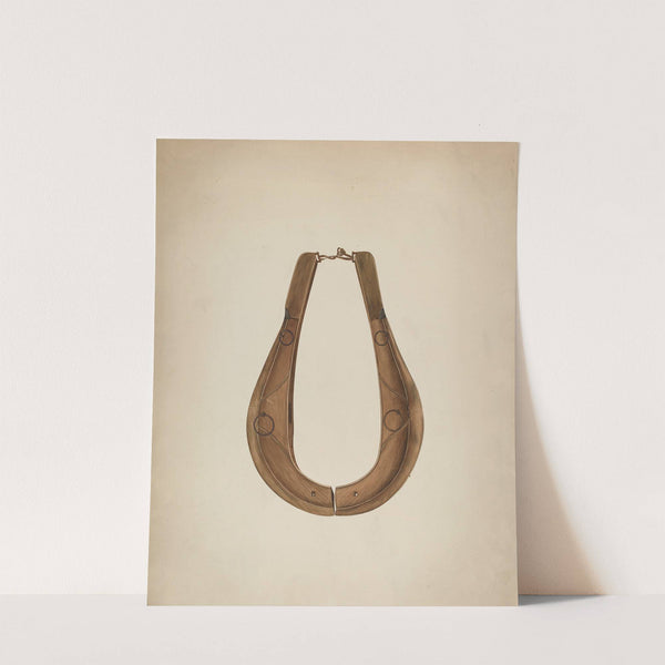 Horse Collar and Hame (c. 1941) by Wilbur M Rice