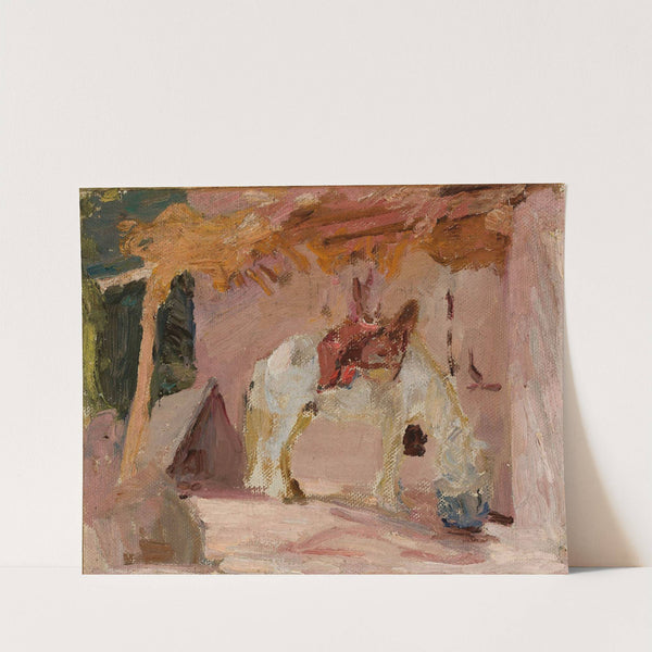 Horse. From the journey to Turkestan (1912) by Jan Ciągliński