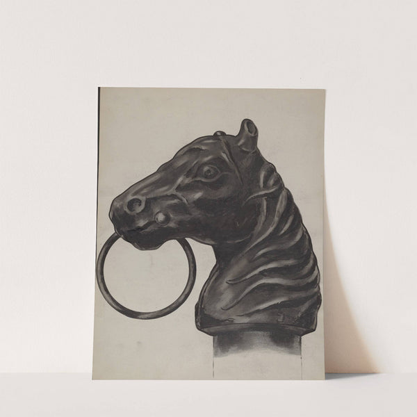 Horse Head Hitching Post by C.H. Hastings