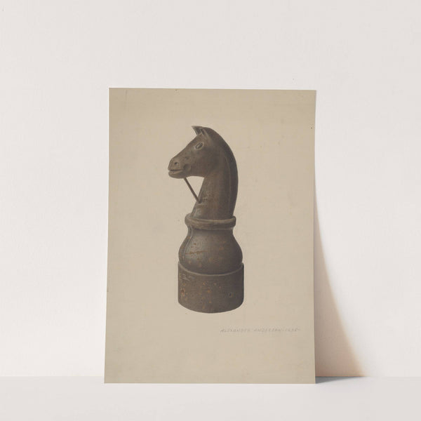Horse Head Hitching Post by Alexander Anderson