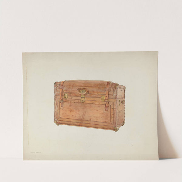 Horse Hide Trunk by Frank M. Keane