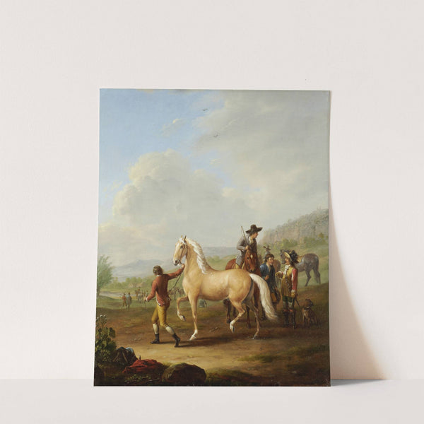 Horse Market by Johann Georg Pforr