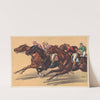 Horse race with four riders (1898) by Calvert Litho. Co