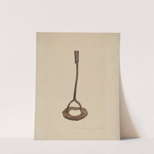 Horse Shoe Candle Holder by John Swientochowski