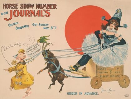 Horse show number of the Journal’s colored supplement