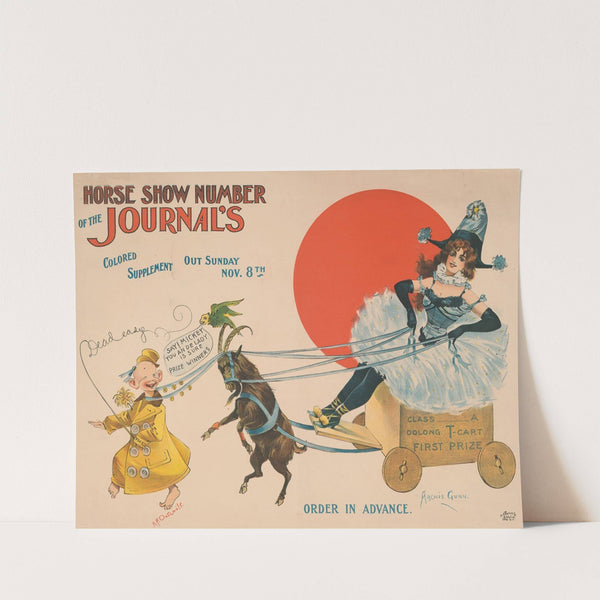 Horse show number of the Journal’s colored supplement (1896) by Archie Gunn