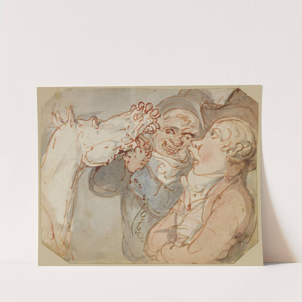 Horse trade by Thomas Rowlandson