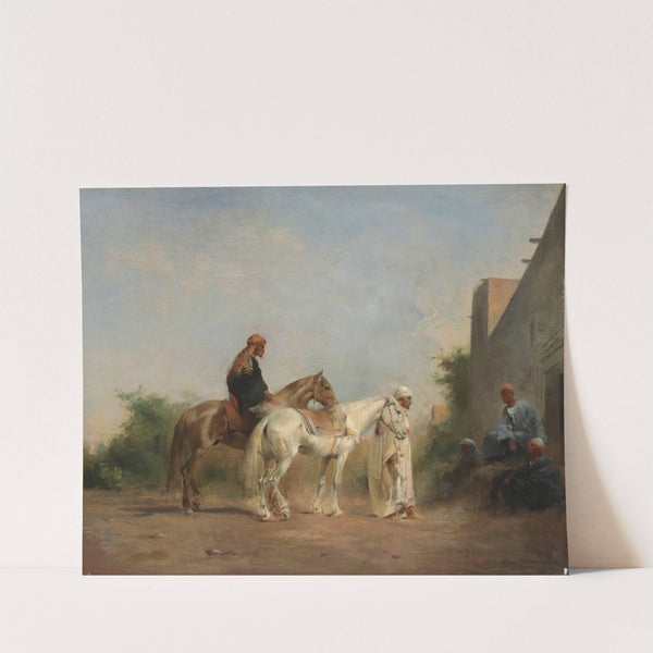 Horse traders by Eugène Fromentin