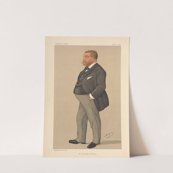 Horse Trainers; Mr. Christopher Wyndham Wilson, January 10, 1891 (1891) by Leslie Matthew Ward