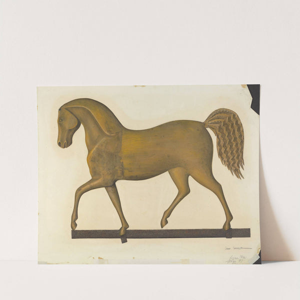 Horse Weather Vane by Selma Sandler