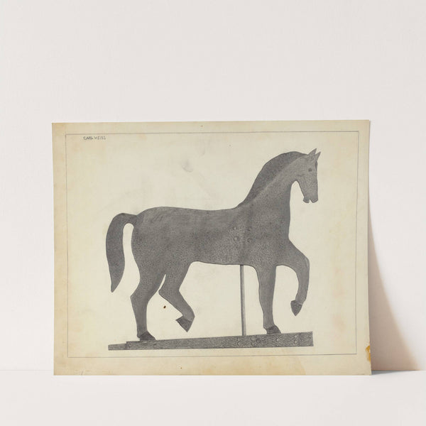 Horse Weather Vane by Carl Weiss