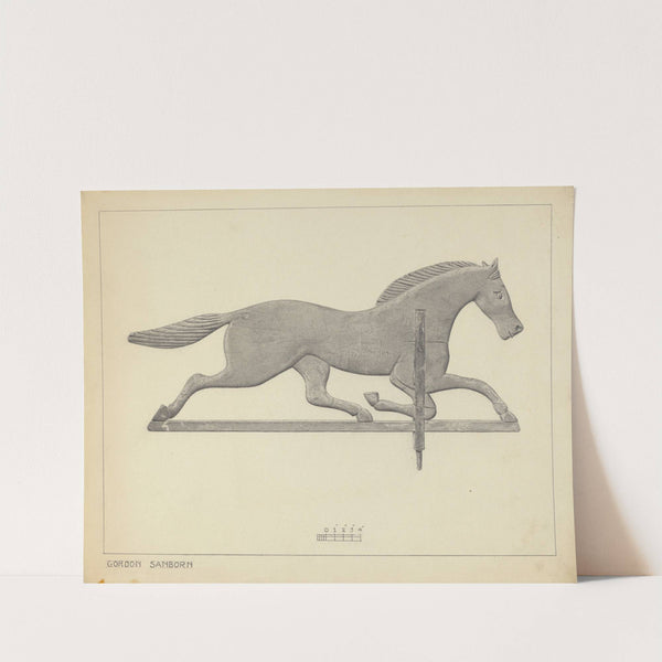 Horse Weather Vane by Gordon Sanborn