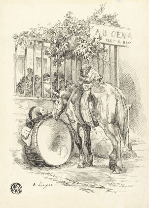 Horse with Monkey on Back