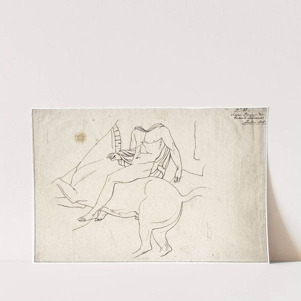 Horseman, after the north frieze of the Parthenon by David Humbert de Superville