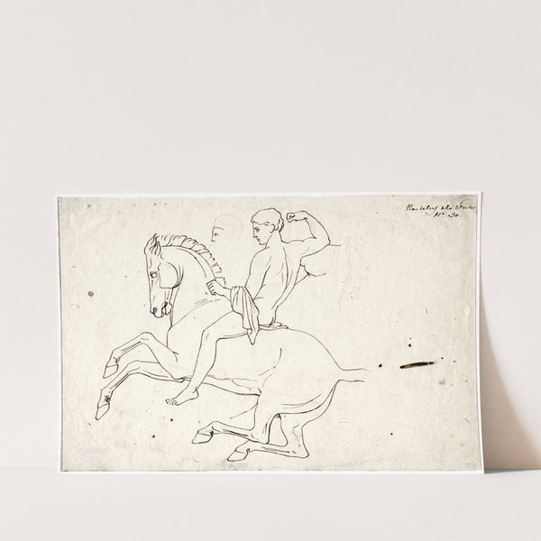 Horseman, after the north frieze of the Parthenon by David Humbert de Superville