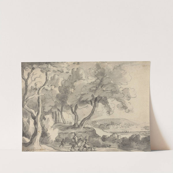 Horseman and Attendants at the Edge of a Wood by Roelant Roghman