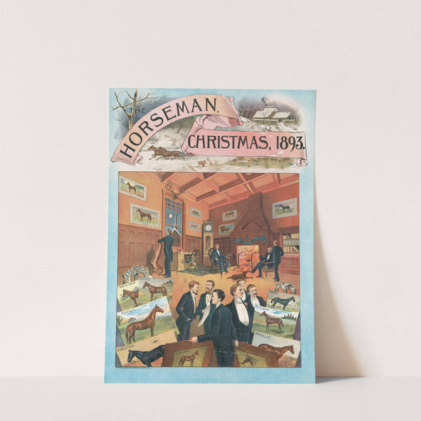 Horseman, Christmas, 1893 by Anonymous
